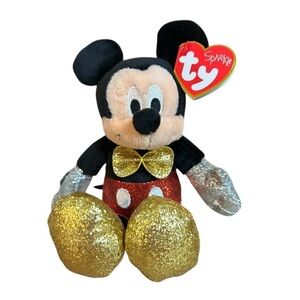 Mickey Mouse Ty Disney Sparkle 2013 Collection NWT